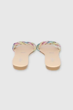Sandalia Trenza Brillos