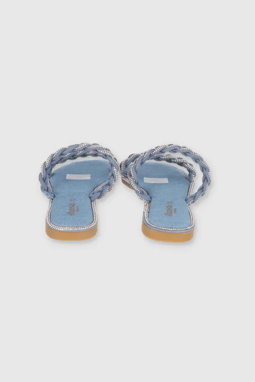 Sandalia Trenza Cerco Brillos