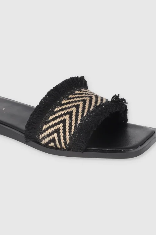 SANDALIA YUTE CHEVRON DESHILADA