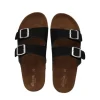 Sandalias 2 Hebillas Efecto Corcho