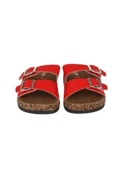 Sandalias 2 Hebillas Efecto Corcho