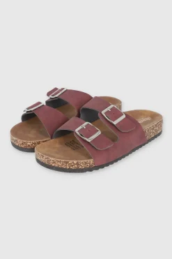 Sandalias 2 Hebillas Efecto Corcho