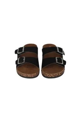 Sandalias 2 Hebillas Efecto Corcho