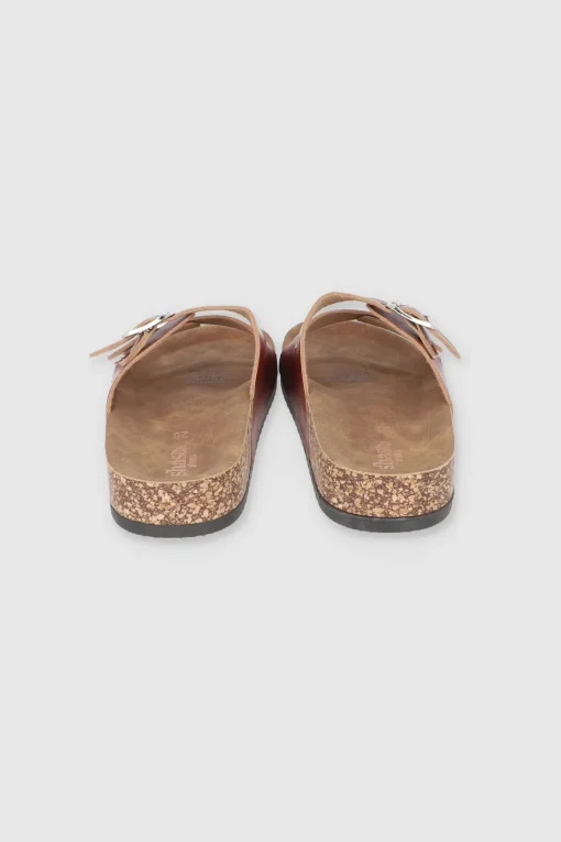 Sandalias 2 Hebillas Efecto Corcho