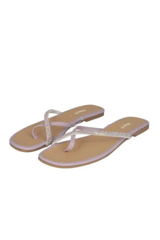 Sandalias anillo brillos
