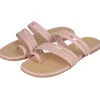 Sandalias cintas anillo dedo