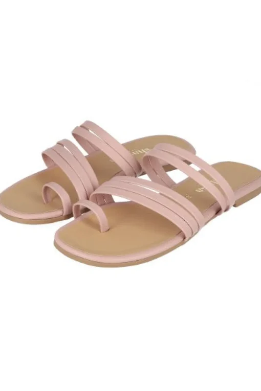 Sandalias cintas anillo dedo