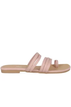 Sandalias cintas anillo dedo