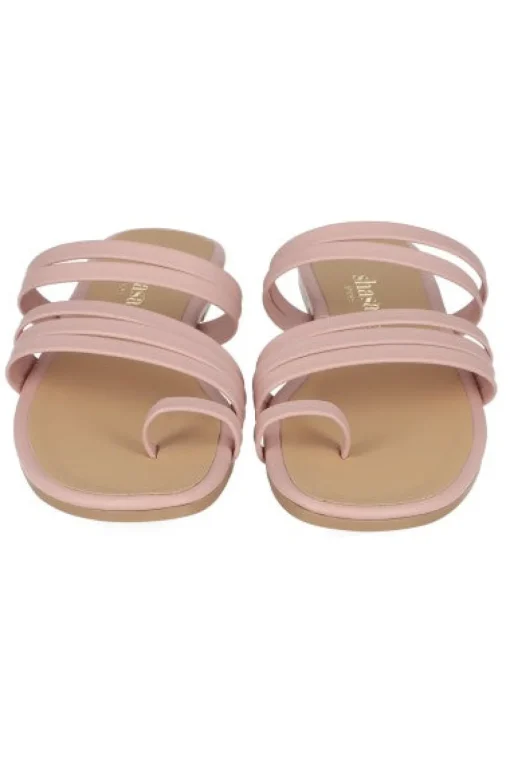 Sandalias cintas anillo dedo