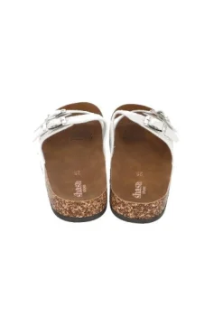 Sandalias doble cinta hebilla