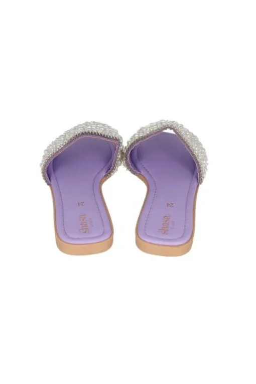 Sandalias pala aplicaciones perlas