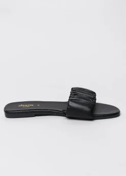 Sandalias pala tira rugosa