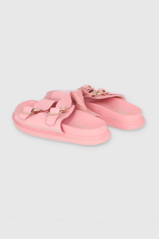 Sandalias Plataforma 2 Hebillas Circulares