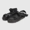 Sandalias Plataforma Suela Track Tiras Lisas