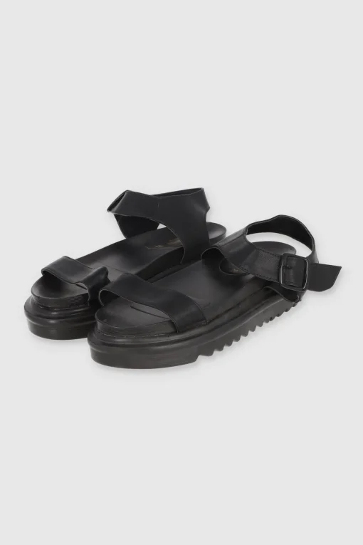 Sandalias Plataforma Suela Track Tiras Lisas