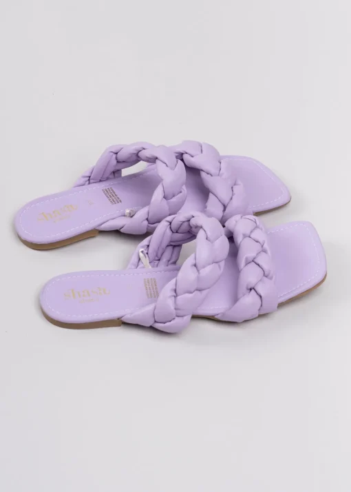 Sandalias rebanada trenzas