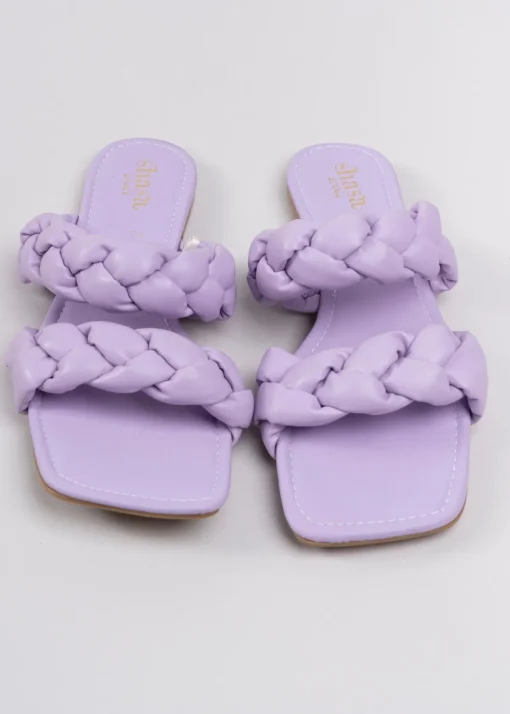 Sandalias rebanada trenzas