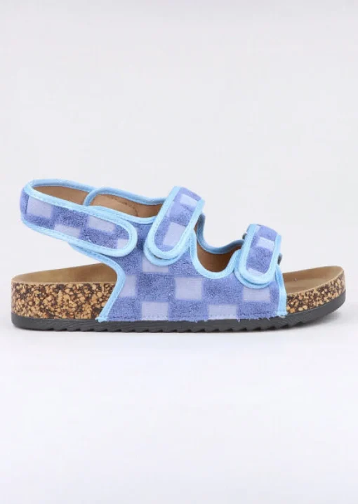 Sandalias slingback cintas toalla