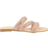 Sandalias Triple Tira Brillos