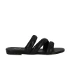Sandalias Triple Tira Brillos