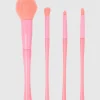 Set 4 brochas neon