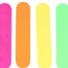 Set 4 Piezas Lima Uñas Neón