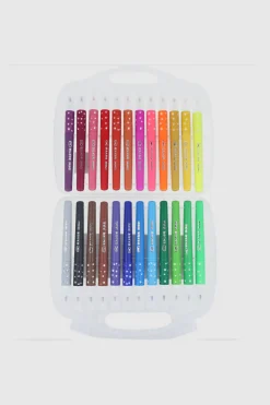 Set 24 plumones estuche