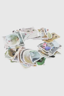 Set 50 stickers gatitos