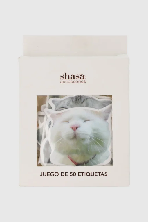 Set 50 stickers gatitos