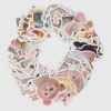 Set 100 stickers gatos