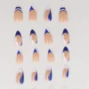 Set 24 uñas mix ondas pastel