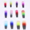 Set 12 uñas postizas degradado multicolor
