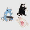 Set De 3 Pines Gatos Trovadores