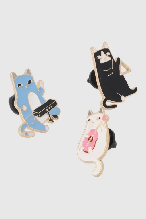 Set De 3 Pines Gatos Trovadores