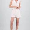 Short amplio rayas