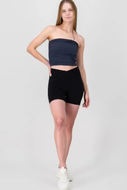 Short biker fruncido