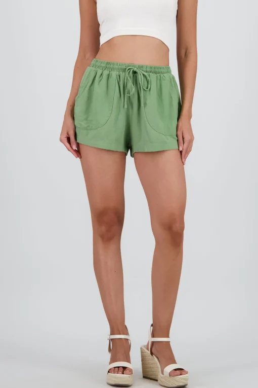 Short jareta con bolsas