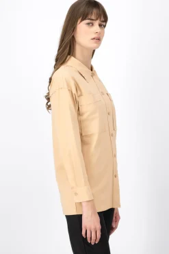 Sobrecamisa larga fluida