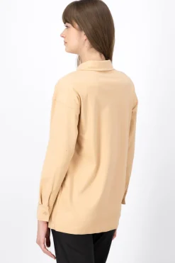 Sobrecamisa larga fluida