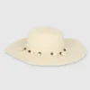 Sombrero cinta conchas