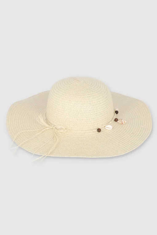 Sombrero cinta conchas