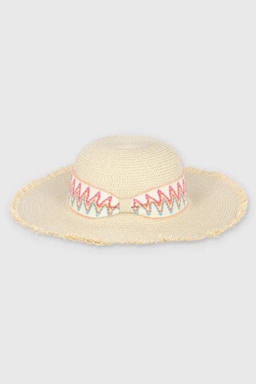 Sombrero floppy cenefa
