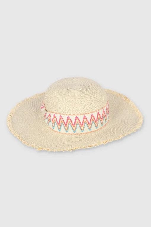 Sombrero floppy cenefa