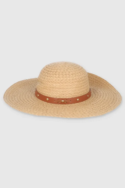 Sombrero floppy cinta studs