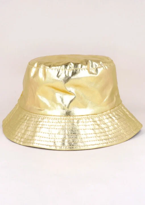 Sombrero pescador metálico