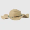 Sombrero tejido ondulado