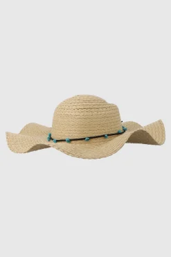 Sombrero tejido ondulado