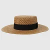 Sombrero tejido plano