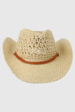 Sombrero vaquero tejido lazo