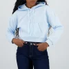 Sudadera lisa corta